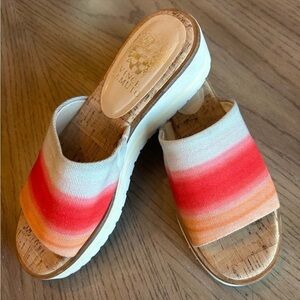 Vince Camuto colorful slide sandals aize 6.5